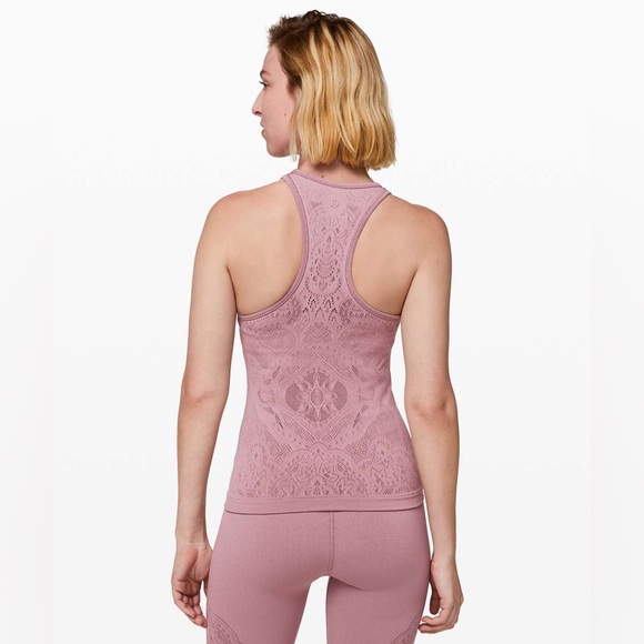 Lululemon Reveal Tank *Zen Expression Vintage Mauve Size 6? - Picture 5 of 14